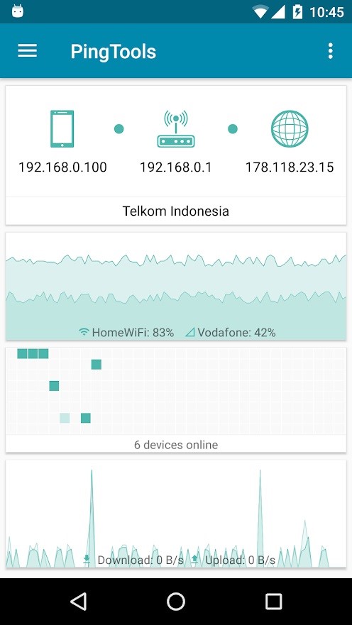 اپلیکیشن Ping Tools