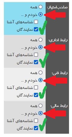 تنظیم رابط های مجاز برای ثبت دامنه در ایرنیک