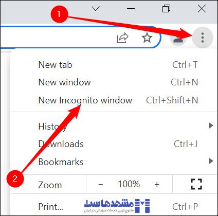 وب گردی حرفه ای با فعال کردن حالت incognito در گوگل کروم