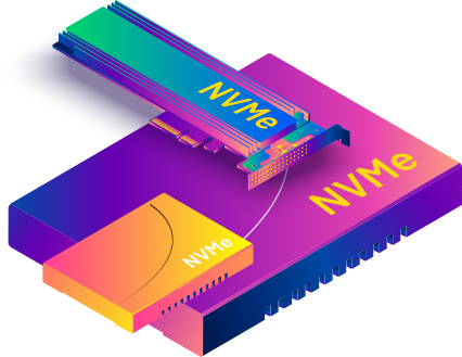 حافظه NVMe در سرور هاست پرسرعت و پربازدید