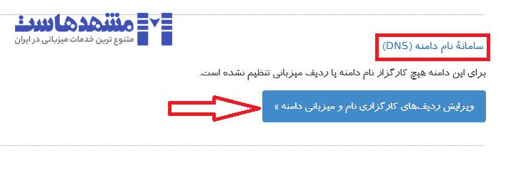 نحوه تنظیم dns دامنه در ایرنیک