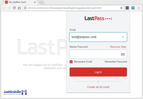 مدیریت رمز عبور با افزونه LastPass